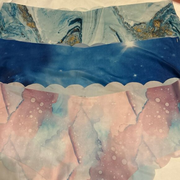 Morvia 3pk Tie-dye Assorted Colors Woman’s panties XXL Lingerie Seamless. New - Picture 4 of 8